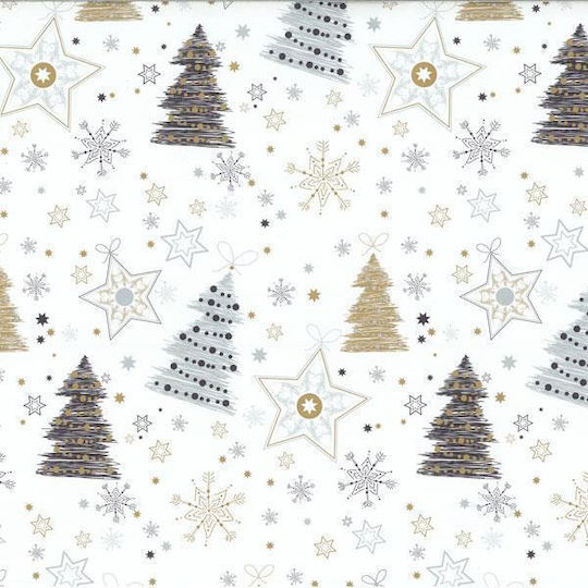 Next Christmas Wrapping Paper for Gift White 70cm.