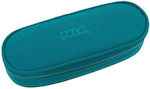 Polo Fabric Blue Pencil Case with 1 Compartment