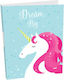 Next Clipboard with 2 Rings for Paper B5 Multicolour Unicorn 1pcs