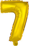 Ballon Folie Jumbo Zahl 7 Gold 83cm