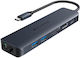 Targus Hub 7 Θυρών USB 3.2 με σύνδεση USB-A / Ethernet Μπλε