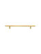 Import Hellas Handle Furniture made of Metallic Gold Matte 156mm (Center Distance 96mm) 4797-96 1pcs