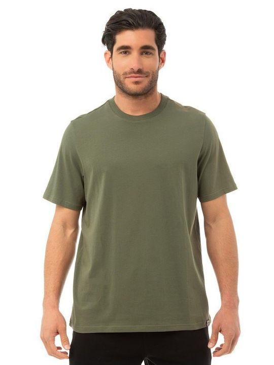 Be:Nation Men's Short Sleeve T-shirt D.khaki