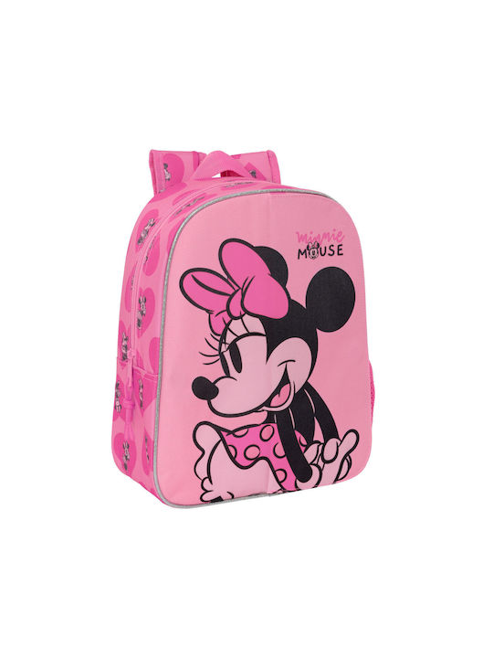 Minnie Mouse Παιδική Τσάντα Ώμου Ροζ 26x34x11εκ.