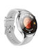 Borofone BD7 Smartwatch με Παλμογράφο (Ασημί)