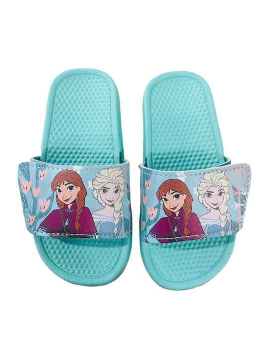 Детски джапанки Frozen Тюркоазени Frozen