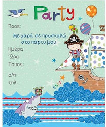 Fun Fashion Invitație Petrecere Pirați