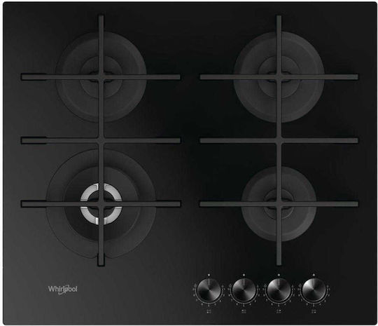 Whirlpool Εστία Φυσικού Αερίου Αυτόνομη 59x51εκ.