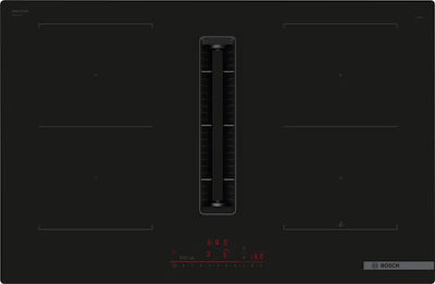 Bosch Smart Induction Cooktop Autonomous with Extractor Hood & Child Lock Function 80.2x52.2εκ.