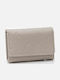 Groß Damen Geldbörse Klassisch Beige