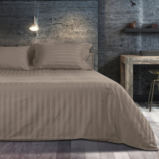 Beauty Home Art 1530 Σετ King Size 4τμχ 280x270εκ. Μόκα