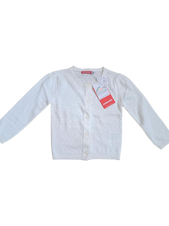 Energiers Kids Cardigan Knitted Ecru