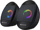 Kisonli L-7070 2.0 Speakers with RGB 3W Black
