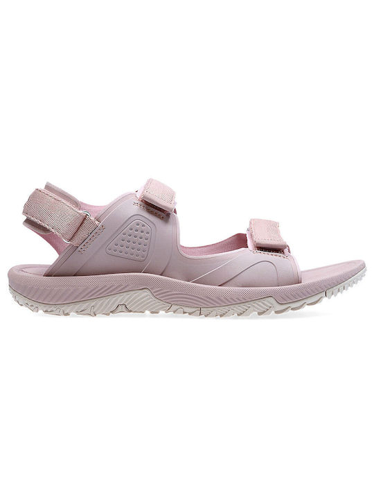 4F Damen Flache Sandalen in Rosa Farbe