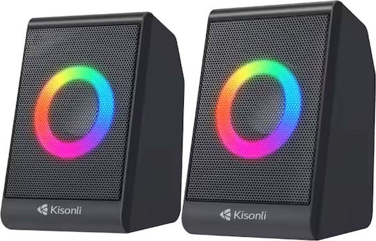 Kisonli X12 2.0 Speakers 3W Black