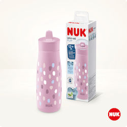 Nuk Educational Sippy Cup Plastic Pink for 12m+m+ 450ml