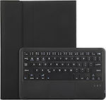 Klappdeckel mit Tastatur Schwarz Samsung Galaxy Tab A9 Plus 11.0 (X210 / X215 / X216) t13309