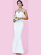 Bridal Strass Rays Φόρεμα Mermaid