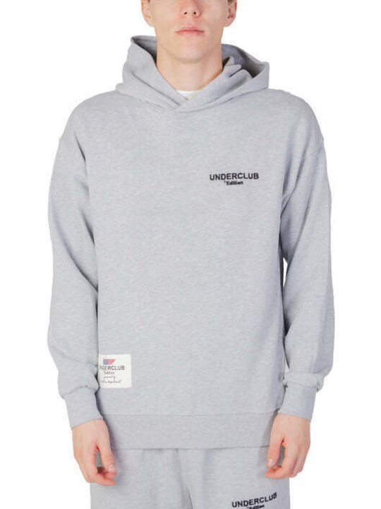 Underclub Herren Sweatshirt mit Kapuze Gray