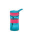Boddels Παγούρι 400ml Κόκκινο Raspberry Red/Turquoise