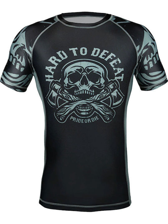 PrideOrDie Short Sleeve Shirt for Jiu-Jitsu Black