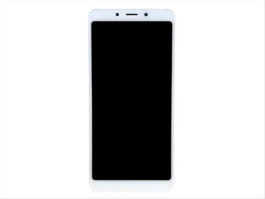 Xiaomi Οθόνη mit Touch-Mechanismus und Rahmen für Redmi 6a (Weiß)