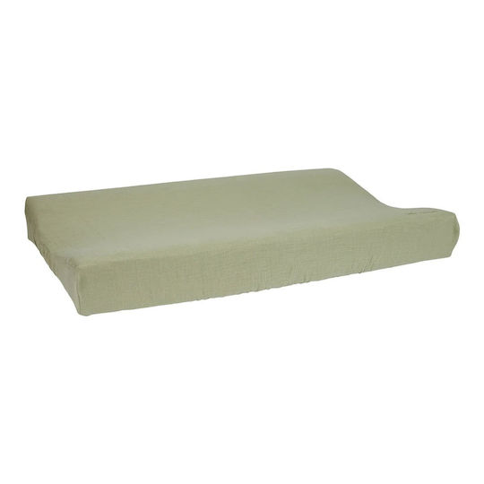 Little Dutch Κάλυμμα Αλλαξιέρας Olive από Ύφασμα Olive 50x70cm