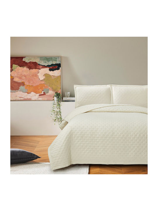 Liolios Home Amanda Κουβερλί Μονό Cream 160x240cm