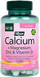 Holland & Barrett Vegan Calcium +Magnesium, Zinc & Vitamin D 333mg 120 Registerkarten Holland & Barrett Vegan Calcium +Magnesium, Zinc & Vitamin D 333mg 120 Registerkarten