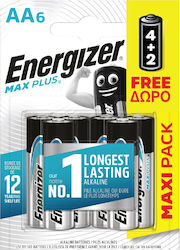 Energizer Max Plus Алкални Батерии AA 1.5V 4бр