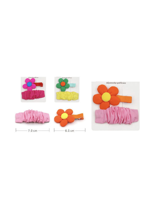 Woolen Clips Flower Set Flower Type Sura 2pcs