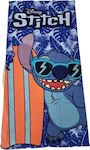 Disney Stitch Kids Beach Towel Blue 140x70cm