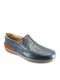 Δερμάτινα Ανδρικά Slip-On Μπλε