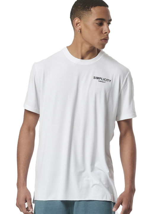 Body Action Herren Sport T-Shirt Kurzarm Weiß