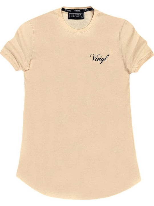 Vinyl Art Clothing Tricou Bej