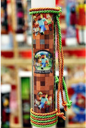 Easter Candle Minecraft 25x3.5cm