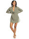 Roxy Shirt Dress Dress Agave Green