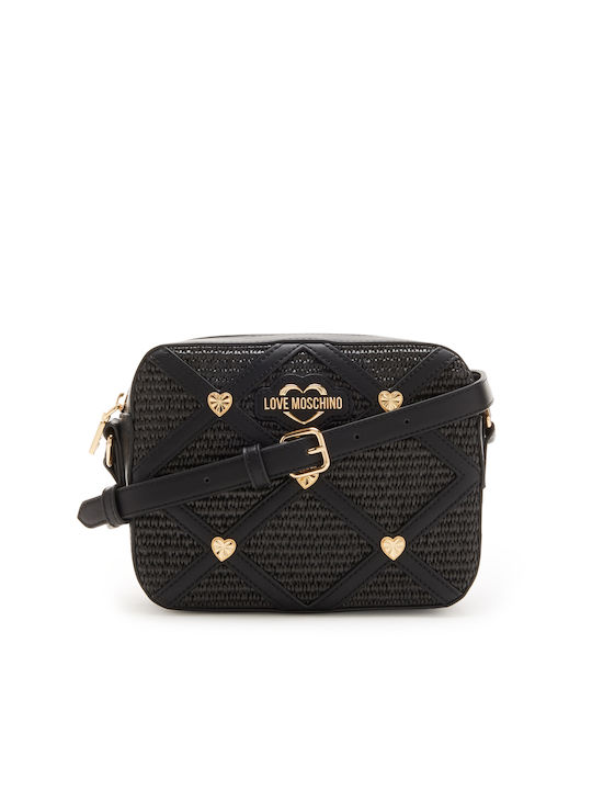 Moschino Damen Tasche Crossbody Schwarz