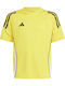 Kids' Shirt Short Sleeve Yellow Tiro 24