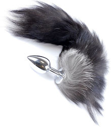 Boss Of Toys Fox Tail Anal Plug XXLarge Gray