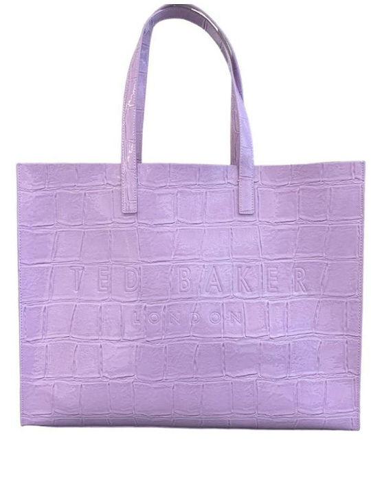 Ted Baker Allicon Women's Croco Shoulder Bag Lilac