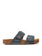 Women's Flat Sandals in Blue Color