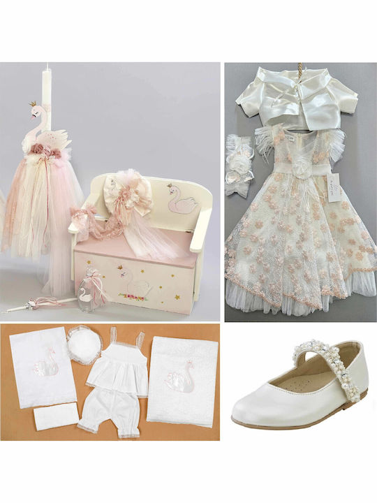 Le Petit Pre Комплект за Кръщене с Тема Swan