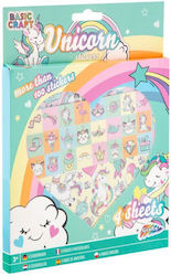 Grafix Unicorn Stickers Set 100+ Stickers 4 Sheets