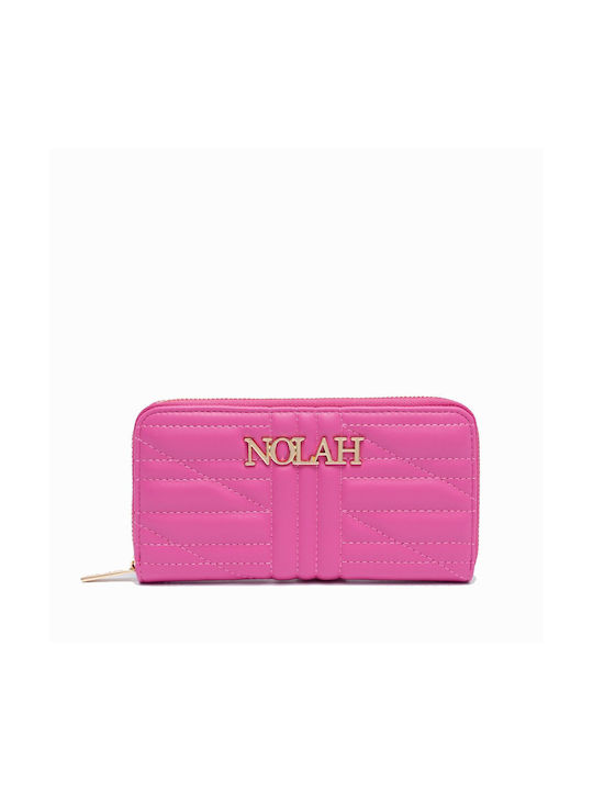 Nolah Dion Γυναικείο Πορτοφόλι Καρτών Ροζ