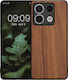 KWmobile Wood Back Cover Lemn Maro (Redmi Note 13 5G)