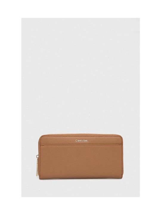 Calvin Klein Large Women's Wallet with RFID Brown