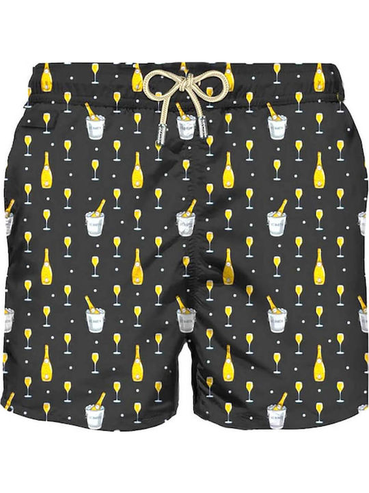 MC2 Ultralight Men's Swimwear Shorts Black with...