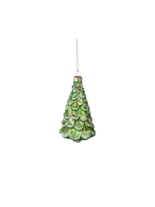 Ornament Tree Green 6x6x11,5cm