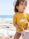 Saro Dinos Kinder Badebekleidung Rashguard Gelbe
